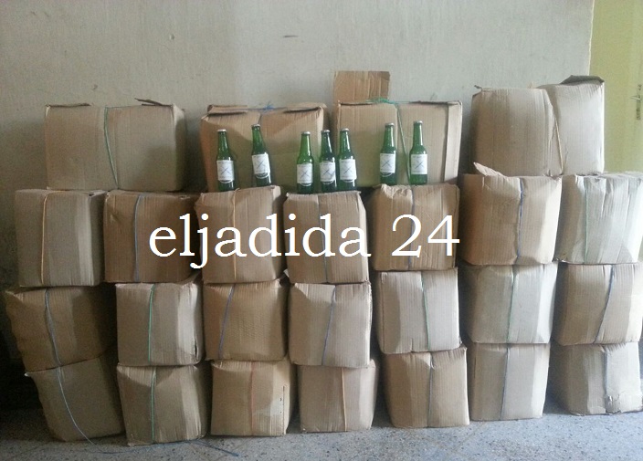 حجز  ازيد من 1400 قارورة من الكحول الحارقة لدى بائع خضر بأزمور