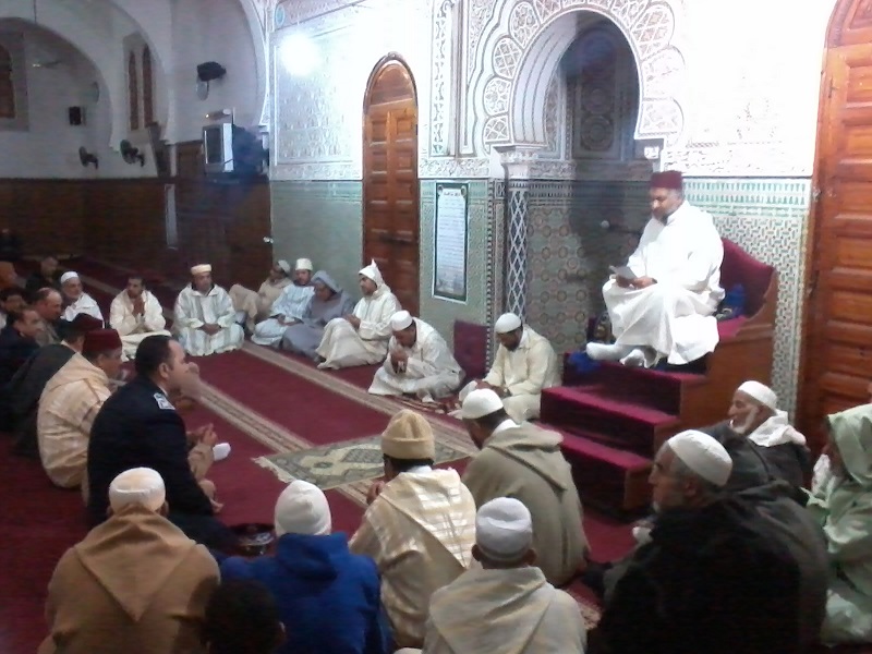 الاحتفال بذكرى المولد النبوي بالمسجد الحسني بالزمامرة