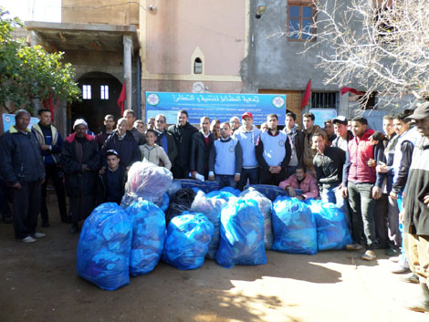جمعية المشاعل للتنمية والتضامن بالجديدة تنظم الدورة الثانية لعملية كساء