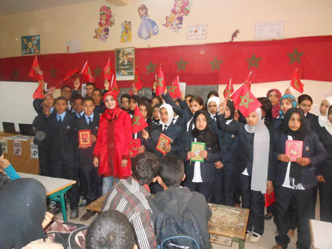 اعدادية يوسف بن تاشفين  بالزمامرة  تحتفي بالذكرى 71 لتقديم وثيقة الاستقلال