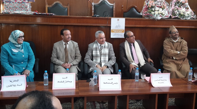 المحكمة الابتدائية بسيدي بنور تحتفي بموظفيها المتقاعدين في حفل متميز