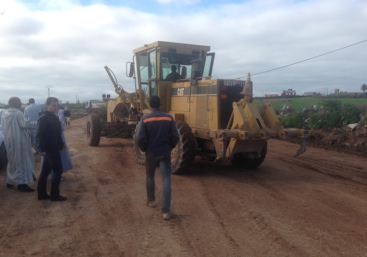 السلطات المحلية بالجديدة تفك الحصار عن الداووير الملحقة بالمدار الحضري للمدينة