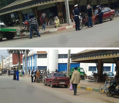 حملة أمنية واسعة على مستعملي الدراجات النارية بالبئرالجديد