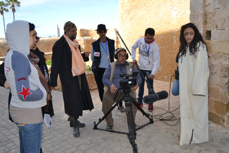 بالصور استمرار تصوير فيلم ريحانة لنادي الملتقى للسينما