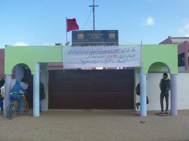 الثانوية الإعدادية يوسف بن تاشفين بالزمامرة تخلد اليوم الوطني للسلامة الطرقية