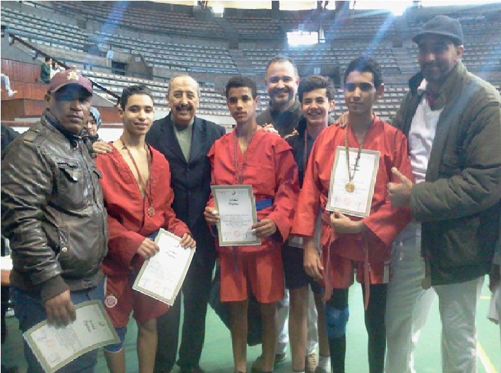 تألق لاعبي الدفاع الحسني الجديدي في بطولة المغرب للصامبو فتيان