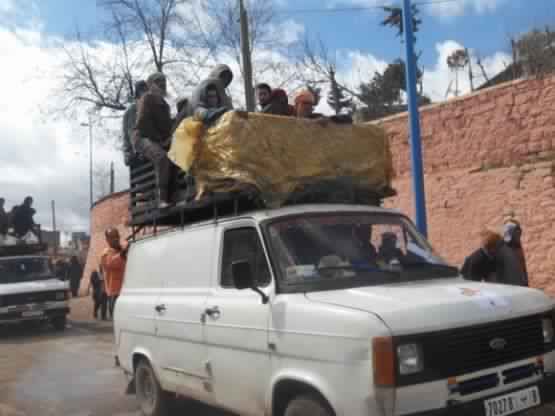 درك أولاد غانم يدشن حملة  جديدة على النقل السري بحجز 7 سيارات