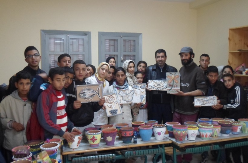 الثانوية الإعدادية البكري بأزمور برداء فصل الربيع