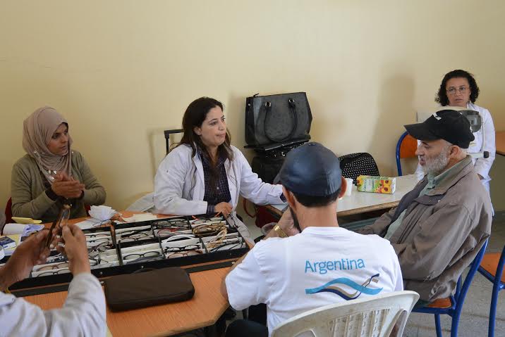 يوم صحي لقياس و تصحيح البصر لفائدة نساء و رجال التعليم بالزمامرة