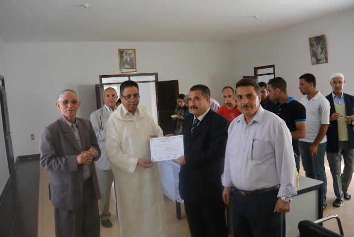 حفل بباشوية الزمامرة بمناسبة حصول أعوان السلطة على دبلوم الإعلاميات