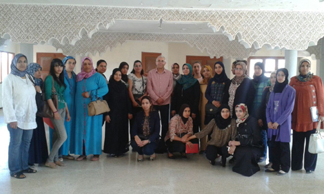 نيابة الجديدة: مربيات التعليم الأولي المتكونات بالمركز الموارد بنيابة الجديدة في لقاء تكويني
