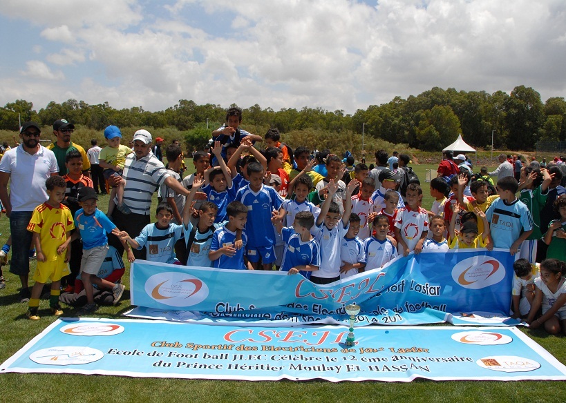 اختتام الدوري السنوي لمدرسة كرة القدم للنادي الرياضي للكهربائيين بالجرف الاصفر