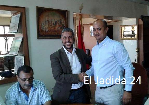 رسميا .. الرئيس المنتهية ولايته بجماعة مولاي عبد الله يسلم السلط للرئيس الجديد