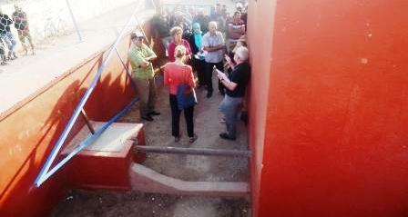 وفد بلجيكي يزور جمعية الوفاق بزاوية سايس اقليم الجديدة