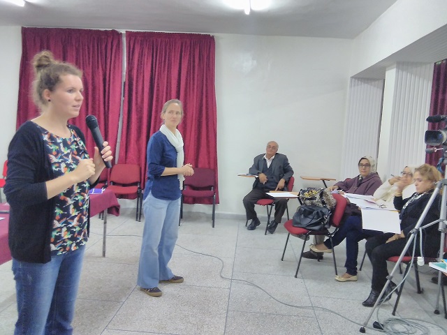 استاذتين من بلجيكا تؤطران دورة تكوينة لفائدة أطر مجموعة مدارس الزيتونة بالجديدة