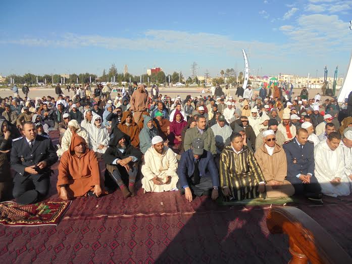 إقامة صلاة الاستسقاء بساحة القواسم الزمامرة