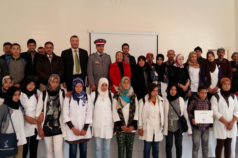المحطة الثامنة من قافلة ضد الإرهاب و التطرف تحط الرحال بجماعة أولاد احسين