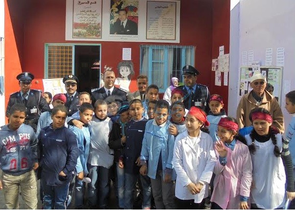 الاحتفاء باليوم الوطني للسلامة الطرقية بمدرسة الطاووس‎ بالزمامرة