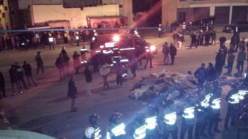 القوات العمومية والأمنية تفض الاعتصام الليلي للأساتذة المتدربين بالجديدة