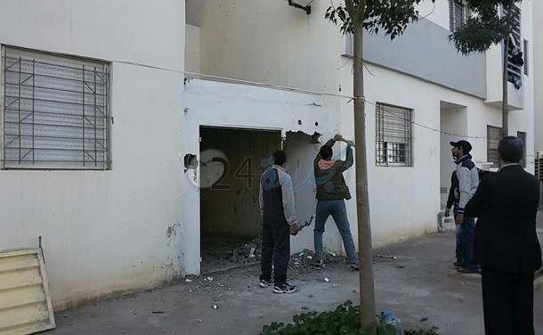 بالصور.. سلطات الجديدة تبدأ حملة من حي المطار لهدم البنايات العشوائية المحتلة الملك العام