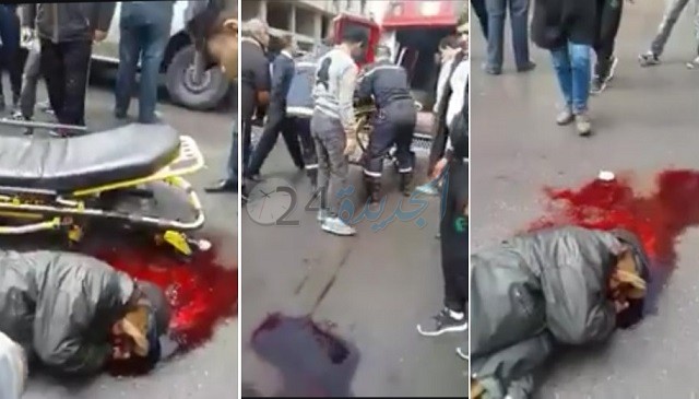 بالصور.. وفاة خمسيني في حادثة سير مفجعة بوسط مدينة الجديدة