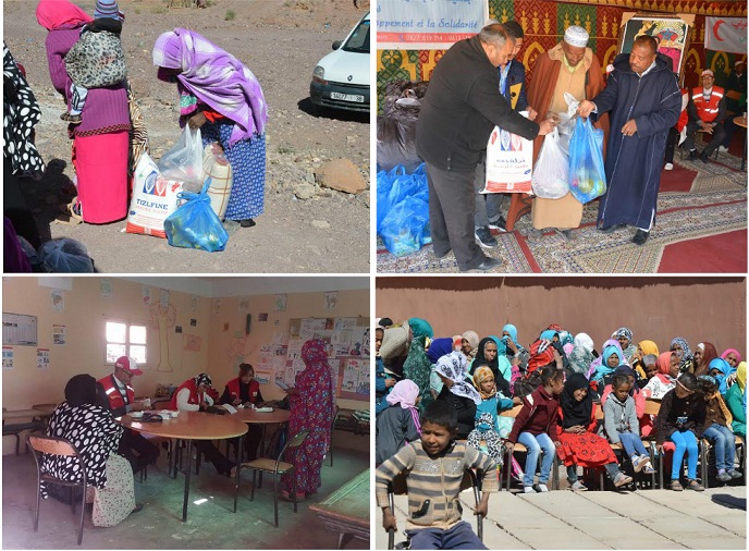 جمعية 'جون ماروكان' تنظم قافلة تضامنية وانسانية باقليم زاكورة