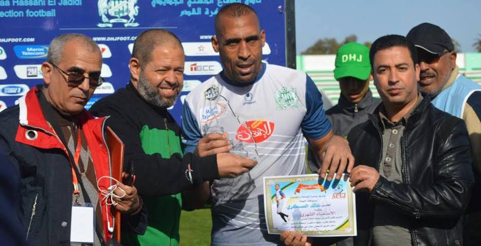 اختيار العسكري كـأحسن لاعب ضمن صفوف الدفاع الجديدي