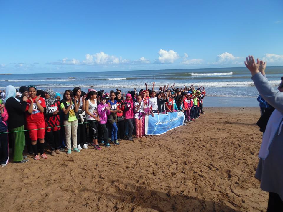 بالصور.. 273 مشاركة في الدورة الاولى لسباق الياسمين النسوي بالجديدة