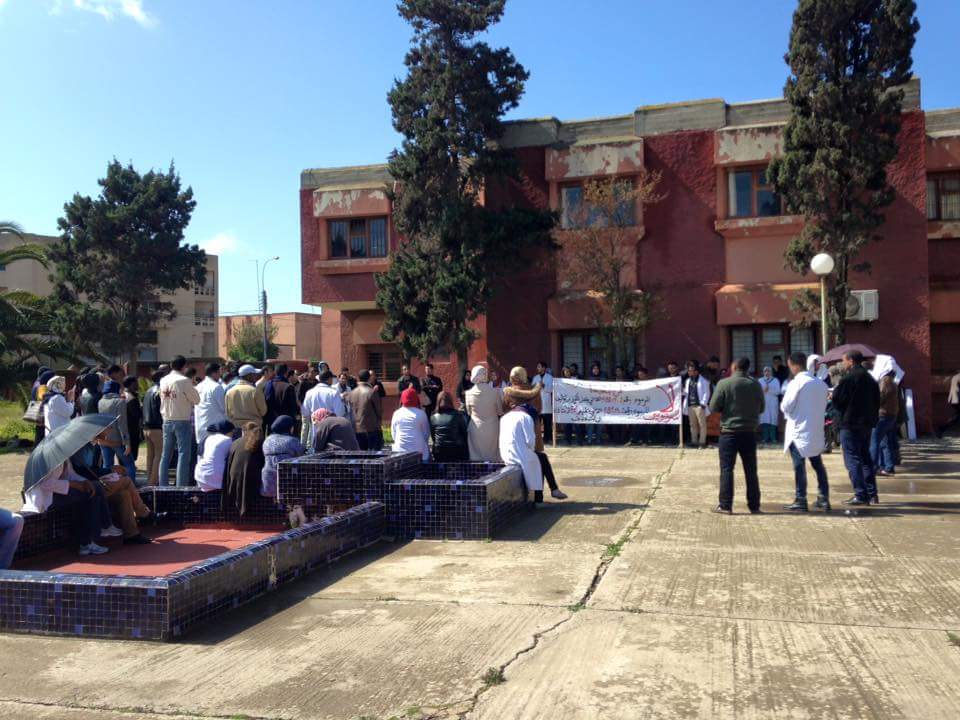 أساتذة متدربون غير مضربين يطالبون بتوفير الامن داخل المركز التربوي الجهوي بالجديدة