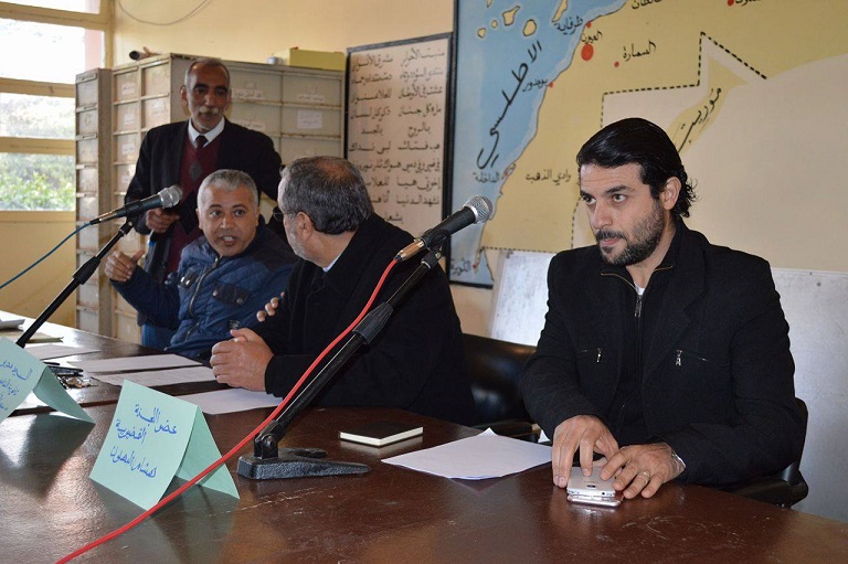 الفنان هشام بهلول أول رئيس لجمعية قدماء تلاميذ القاضي عياض بالجديدة