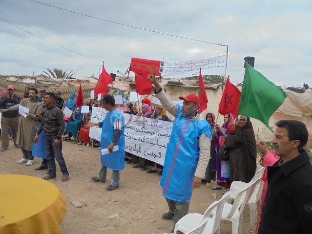 جمعية حي المواطن تنظم وقفة احتجاجية بالزمامرة