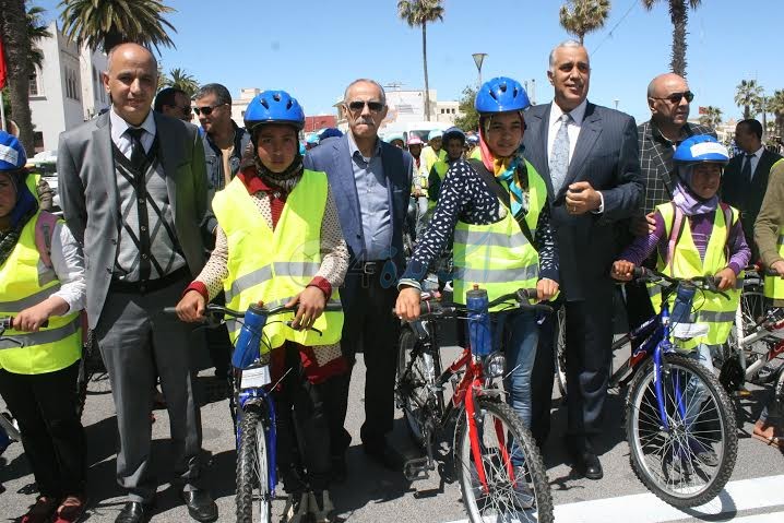 توزيع 200 دراجة هوائية على تلاميذ العالم القروي باقليم الجديدة