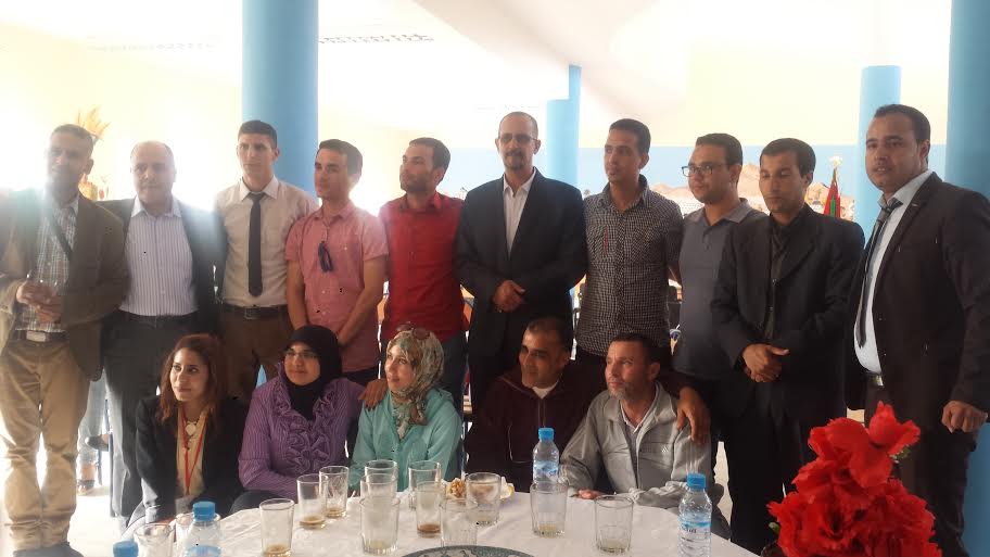 حفل تكريم الأستاذ المصطفى لبداوي مدير ثانوية النصر بالزمامرة