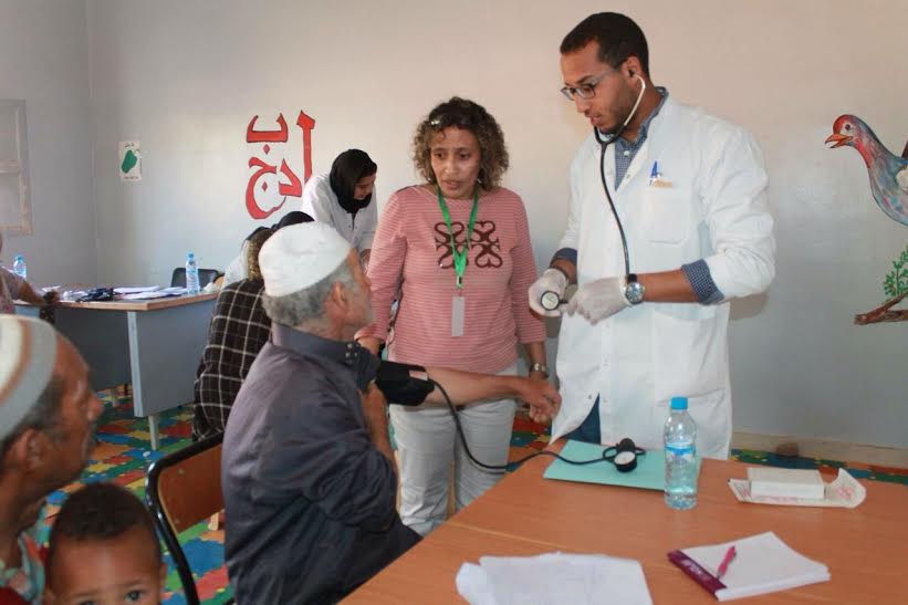 جمعية الملكي للخدمات الاجتماعية بالجديدة تنظم قافلة طبية باقليم ورززات