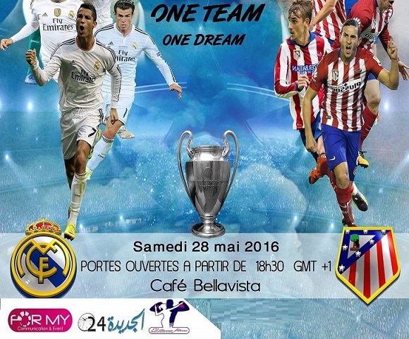 مشجعو ريال مدريد بالجديدة يستعدون لمباراة فريقهم في نهائي كأس أوربا بطريقتهم الخاصة