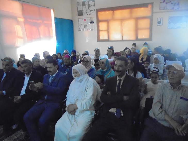 حفل تكريم الأستاذ عبد الرحيم سكين مدير الثانوية الإعدادية يوسف بن تاشفين الزمامرة