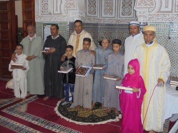 مسابقة في تجويد القران الكريم بالمسجد الحسني بالزمامرة