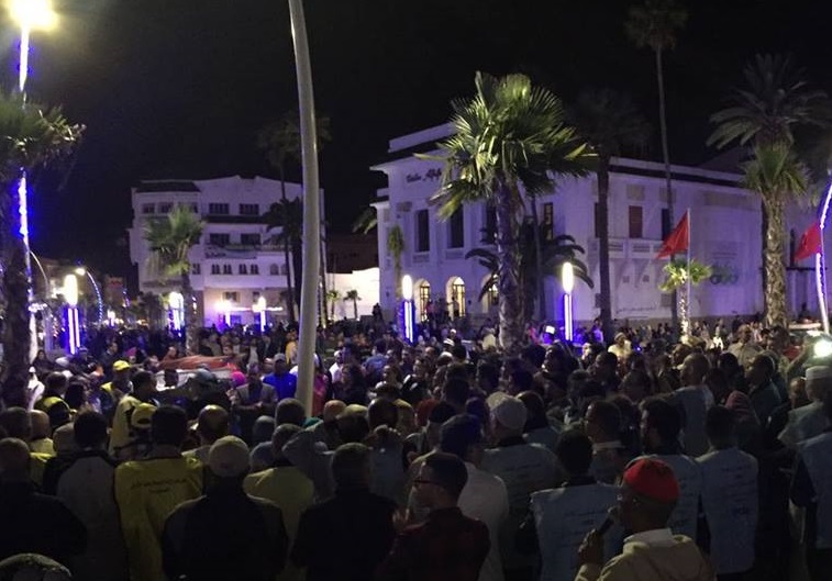 التنسيق النقابي بالجديدة يدعو الى مسيرة احتجاجية حاشدة ضد سياسات حكومة بنكيران