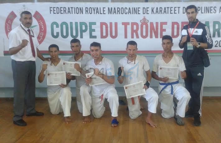 نادي اتلتيك الزمامرة للكراطي يحتل الرتبة الثانية في نهائي كاس العرش بالرباط