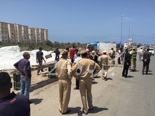 استنفار أمني بالجديدة بعد تعرض قائد الى هجوم بالسيوف أثناء حملة لتحرير الملك العمومي