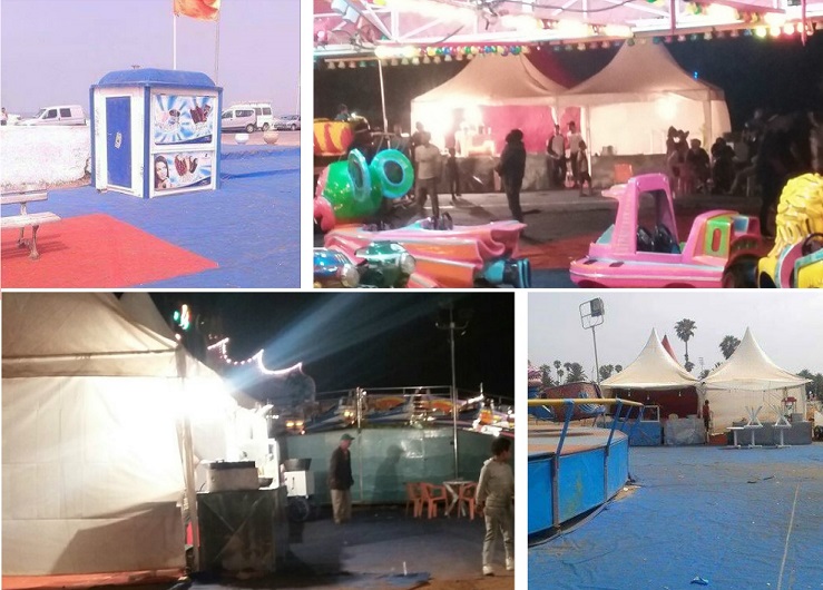 رئيس بلدية الجديدة يطالب بإزالة الأكشاك والمقاهي من السيرك الترفيهي لدكالة