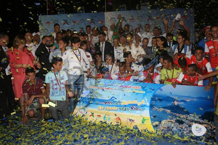 الجديدة: أبطال وشخصيات وازنة يشاركون في المحطة النهائية للقافلة الوطنية للرياضات الشاطئية للشباب