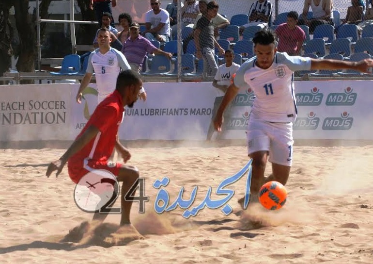 بالصور.. افتتاح البطولة الدولية للكرة الشاطئية بالجديدة بمشاركة مصر وانجلترا والبحرين