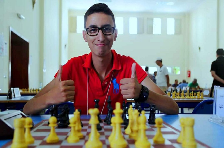 لاعب الرجاء الجديدي اناس وزري يفوز ببطولة افريقيا في رياضة الشطرنج