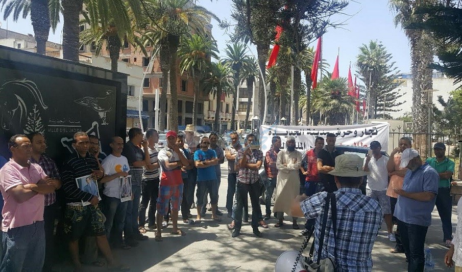 بعد رفض السلطات التجاوب مع مطالبهم.. تجار الجديدة يصعدون بسلسلة من الاحتجاجات الأسبوع القادم