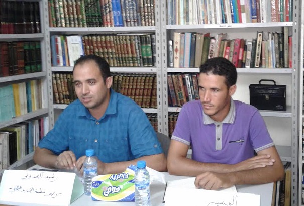 رئيس منظمة التجديد الطلابي ضيف على فرع المنظمة بالجديدة