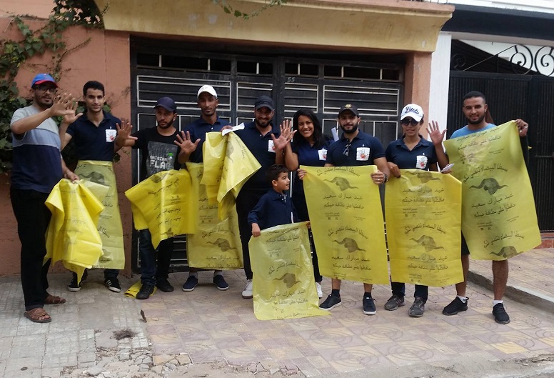 جمعويون بالجديدة ينظمون حملة للتحسيس بموضوع النظافة بمناسبة عيد الأضحى