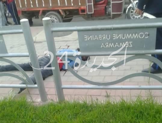 بالصور.. شاب يجهز على صديقته بسكين بساحة الانبعاث بالزمامرة ويحاول الانتحار