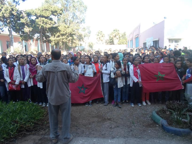 إعدادية البكري بآزمور تحتفي بذكرى المسيرة الخضراء