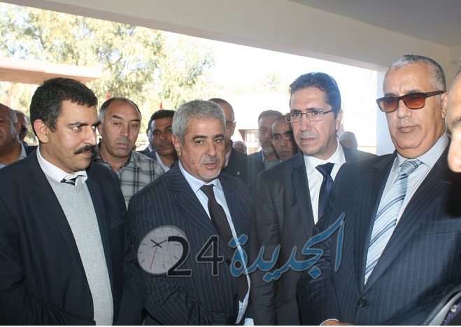 بالصور.. عامل الجديدة يدشن اعدادية بجماعة اولاد رحمون ومؤسسة خيرية للأطفال بالجديدة